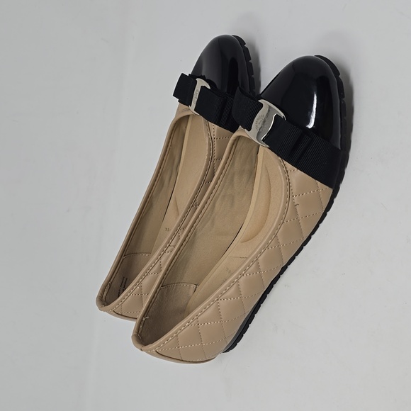 Anne Klein Gianna Cap Toe Quielted Ballet  Flats Size 8 - Picture 3 of 7